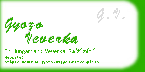 gyozo veverka business card